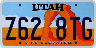 UT license plate Z628TG