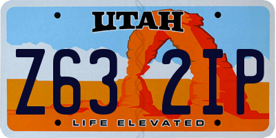 UT license plate Z632IP