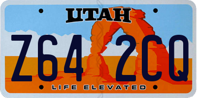 UT license plate Z642CQ