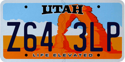 UT license plate Z643LP