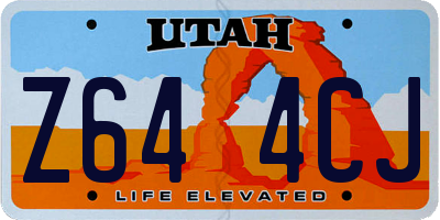 UT license plate Z644CJ
