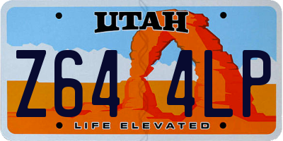 UT license plate Z644LP