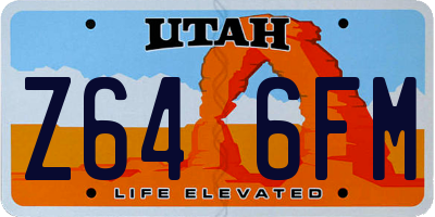 UT license plate Z646FM