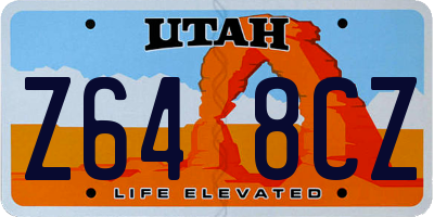 UT license plate Z648CZ