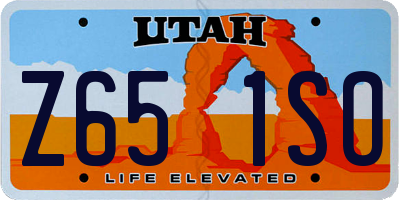UT license plate Z651SO