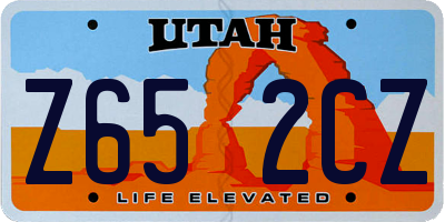 UT license plate Z652CZ