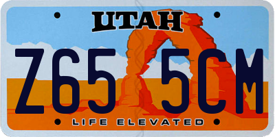 UT license plate Z655CM