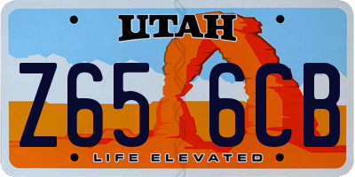 UT license plate Z656CB