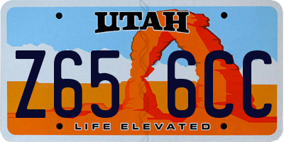 UT license plate Z656CC