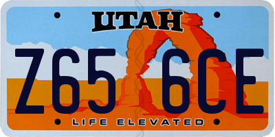 UT license plate Z656CE
