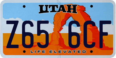 UT license plate Z656CF