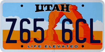 UT license plate Z656CL