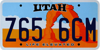 UT license plate Z656CM