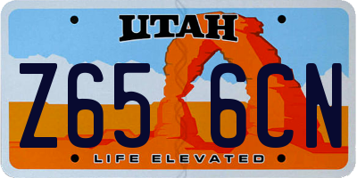 UT license plate Z656CN