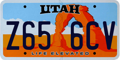 UT license plate Z656CV