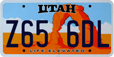 UT license plate Z656DL