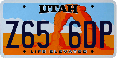 UT license plate Z656DP