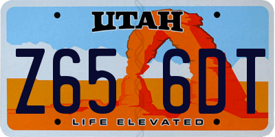 UT license plate Z656DT