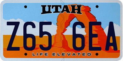UT license plate Z656EA