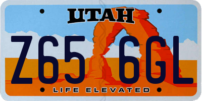 UT license plate Z656GL