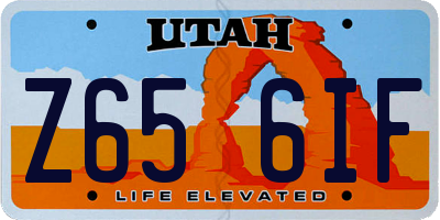 UT license plate Z656IF