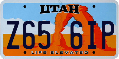 UT license plate Z656IP