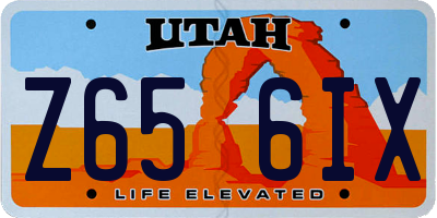 UT license plate Z656IX