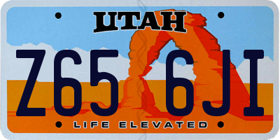 UT license plate Z656JI