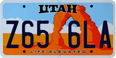 UT license plate Z656LA