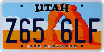 UT license plate Z656LF