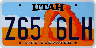 UT license plate Z656LH