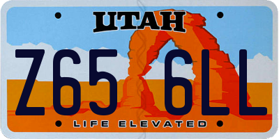 UT license plate Z656LL