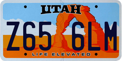 UT license plate Z656LM