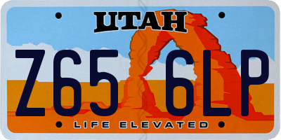 UT license plate Z656LP