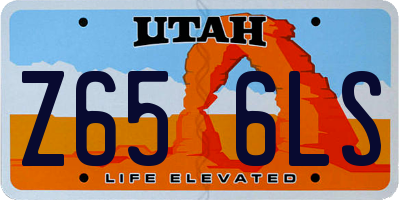 UT license plate Z656LS