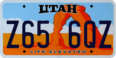 UT license plate Z656QZ