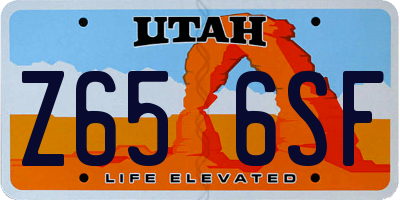 UT license plate Z656SF