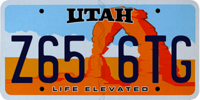 UT license plate Z656TG
