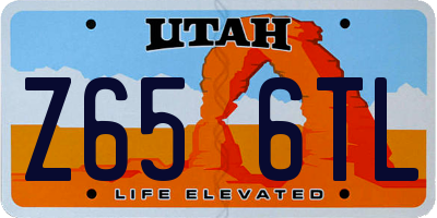 UT license plate Z656TL