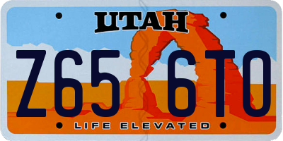 UT license plate Z656TO