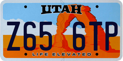 UT license plate Z656TP