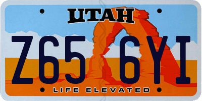 UT license plate Z656YI