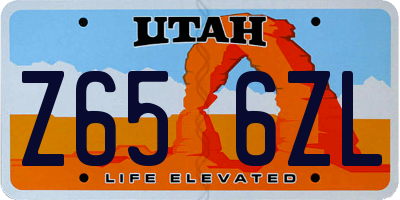 UT license plate Z656ZL