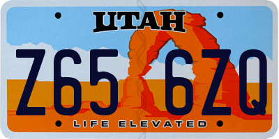 UT license plate Z656ZQ