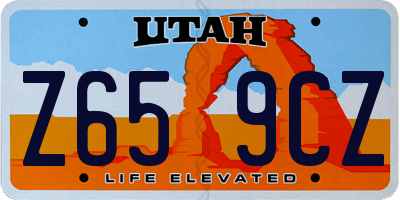 UT license plate Z659CZ