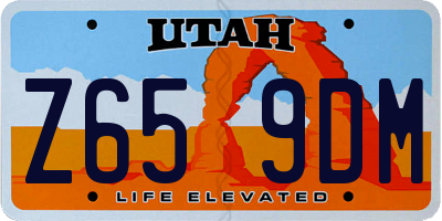 UT license plate Z659DM