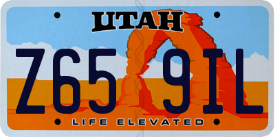 UT license plate Z659IL