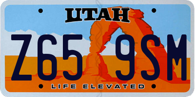 UT license plate Z659SM