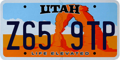 UT license plate Z659TP