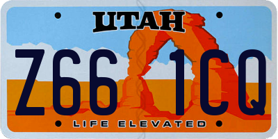 UT license plate Z661CQ